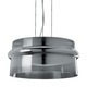 Aro Pendant - Matte White / Mirror Smoked Chrome Aro Pendant - Matte White / Mirror Smoked Chrome