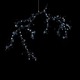 Blossom LED Chandelier - Matte White / Night