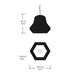 Sparkle Shady 2 Pendant -  / 