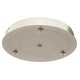 FJ 12 Inch Round 4 Port Canopy Without Transformer - Satin Nickel FJ 12 Inch Round 4 Port Canopy Without Transformer - Satin Nickel /