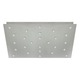 FJ 24 Inch Square 26 Port Canopy Without Transformer - Satin Nickel FJ 24 Inch Square 26 Port Canopy Without Transformer - Satin Nickel /