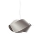 Nut S Pendant - Brushed Nickel / Grey Wood