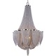Chantilly 10 Light Chandelier - Polished Nickel / Nickel Chantilly 10 Light Chandelier - Polished Nickel / Nickel