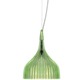 E Pendant - Chrome / Green E Pendant - Chrome / Green