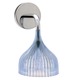 E Wall Sconce - Chrome / Light Blue E Wall Sconce - Chrome / Light Blue