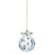 Daisy Pendant - Satin Nickel / Blue Siver