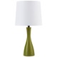 Oscar Boudoir Table Lamp - Grass / White Linen