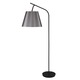 Walker Floor Lamp - Black / Platinum 