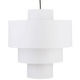 Deco Celuxe 4-Tier - Brushed Nickel / White Linen Deco Celuxe 4-Tier - Brushed Nickel / White Linen