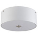 Flushmount Ceiling Fixture - Brushed Nickel / White Linen Flushmount Ceiling Fixture - Brushed Nickel / White Linen