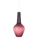 Capri Tall Pendant - Polished Nickel / Purple Capri Tall Pendant - Polished Nickel / Purple