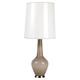 Capri Tall Table Lamp - Grey / Polished Nickel / White Parchment Capri Tall Table Lamp - Grey / Polished Nickel / White Parchment