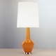 Capri Tall Table Lamp - Orange / Polished Nickel / White Parchment Capri Tall Table Lamp - Orange / Polished Nickel / White Parchment