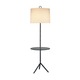 Meurice Tray Floor Lamp - Deep Patina Bronze / Off White Meurice Tray Floor Lamp - Deep Patina Bronze / Off White