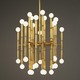 Meurice 30 Light Chandelier - Antique Natural Brass Meurice 30 Light Chandelier - Antique Natural Brass /