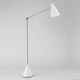 Antwerp Task Floor Lamp - Polished Nickel / White Antwerp Task Floor Lamp - Polished Nickel / White /