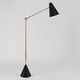 Antwerp Task Floor Lamp - Antique Brass / Black Antwerp Task Floor Lamp - Antique Brass / Black /