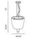 Cadena 4 Light Chandelier -  / 