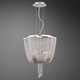 Cadena 4 Light Chandelier - Nickel / Nickel Strands