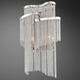 Cadena Wall Sconce - Nickel / Nickel Strands
