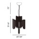 Cadena 7 Light Chandelier - /