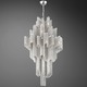 Cadena 16 Light Chandelier - Nickel / Nickel Strands