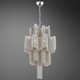 Cadena 12 Light Chandelier - Nickel / Nickel Strands