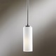 Simple Lines Small Adjustable Pendant - Burnished Steel / Opal Simple Lines Small Adjustable Pendant - Burnished Steel / Opal