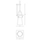 Erlenmeyer Adjustable Pendant - /