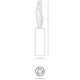Brindille Adjustable Pendant W / Metal Shade -  / 