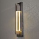 Axis Outdoor Wall Sconce - Opaque Bronze / Clear Axis Outdoor Wall Sconce - Opaque Bronze / Clear