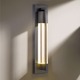 Axis Large Outdoor Wall Sconce - Opaque Dark Smoke / Clear Axis Large Outdoor Wall Sconce - Opaque Dark Smoke / Clear