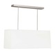 Mercer Suspension - Satin Nickel / White