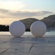 Ball LED Outdoor/Indoor Lamp - White / 