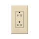 Nova T 15A Receptacle - Beige Nova T 15A Receptacle - Beige /