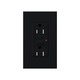 Nova T 15A GFCI Receptacle - Black / 