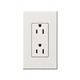 Nova T 15A Receptacle - White Nova T 15A Receptacle - White /