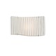 Flag Wall Sconce - Polished Chrome / White Flag Wall Sconce - Polished Chrome / White