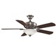 Camhaven Ceiling Fan W / Light - Pewter / Cherry / Walnut Camhaven Ceiling Fan W / Light - Pewter / Cherry / Walnut