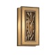Serengeti Outdoor Wall Sconce - Bronze Leaf / 