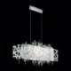 Deconstruct 2 Suspension - Stainless Steel / White / Crystal Deconstruct 2 Suspension - Stainless Steel / White / Crystal