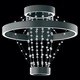 Strandelier Wall Sconce - Opal Gray / Crystal