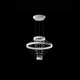 Strandelier Mini Pendant - White / Crystal