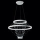 Strandelier Tall Pendant - White / Crystal Strandelier Tall Pendant - White / Crystal