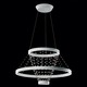 Strandelier Short Pendant - White / Crystal Golden Teak Strandelier Short Pendant - White / Crystal Golden Teak