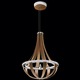 Crystal Empire 27 Inch 3000K LED Chandelier - Chinook / Crystal