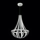 Crystal Empire 34 Inch 3000K LED Suspension - White Pass / Crystal