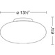 5402 Ceiling Flush Mount - /