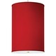 Delancey Pendant - Satin Nickel / Red Delancey Pendant - Satin Nickel / Red