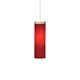 Hudson Pendant - Satin Nickel / Red Hudson Pendant - Satin Nickel / Red